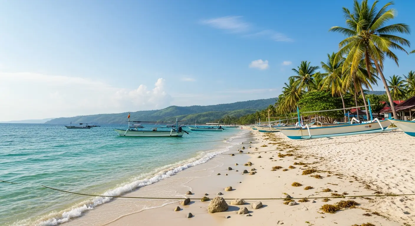 Stunning view of Likupang Beach, a top destination near Likupang Resort for relaxation and adventure.